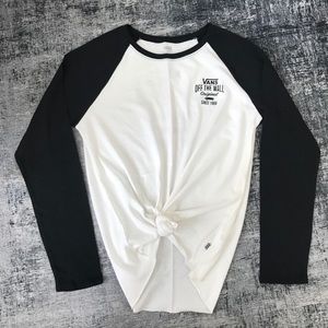 NWT VANS Skate Stack Women’s Raglan Tee